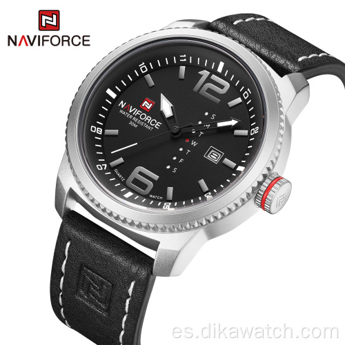 Relojes deportivos Naviforce 9063 de semana calendario con doble pantalla